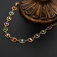 thumbnail image 2 of JewelryTop-pulsera de plata de ley de oro de 18K para mujer, brazalete fino de colores, regalo de fiesta de boda, 18 + 5cm, original, 2 of 2
