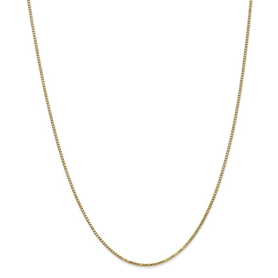 14k 1.3mm Box Chain