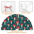 thumbnail image 6 of Kll 48" Christmas Tree Skirt Amanita Mushroom Xmas Tree Skirts Mat For New Year Xmas Holiday Party Indoor Outdoor Home Decoration, 6 of 9