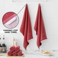 thumbnail image 4 of decorUhome Premium Kitchen Towels(18"x 28", 6 Pack), Large Cotton Kitchen Hand Towels, Red, 4 of 10