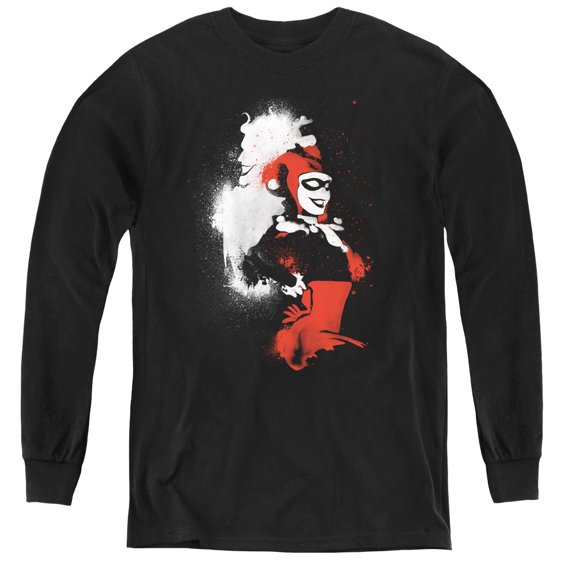 Batman - Splattered Couple - Youth Long Sleeve Shirt - X-Large