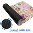 thumbnail image 6 of Long Mouse Pads for Desk,Pioneer Flower Floral Print Pattern Desk Mats on Top Of Desks, Desk Mouse Pad Extra Large with 3mm Non-Slip Base and Stitched Edge for Gaming,Office,Work,Home 31.5"x11.8", 6 of 6