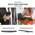 thumbnail image 5 of Samsung Galaxy S8 Case, DUEDUE Military Grade Ring Kickstand Shockproof Bumper Hard PC Back Cover Drop Protection Full, 5 of 5