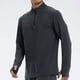thumbnail image 3 of Blusa y camisa de manga larga con cuello alto para hombre, informal, de color liso, de poliéster., 3 of 4