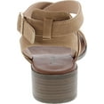 thumbnail image 4 of Top Moda Vision-75 Women's Ankle Wrap Adjustable Buckle Stacked Chunky Heel Sandal, 4 of 7