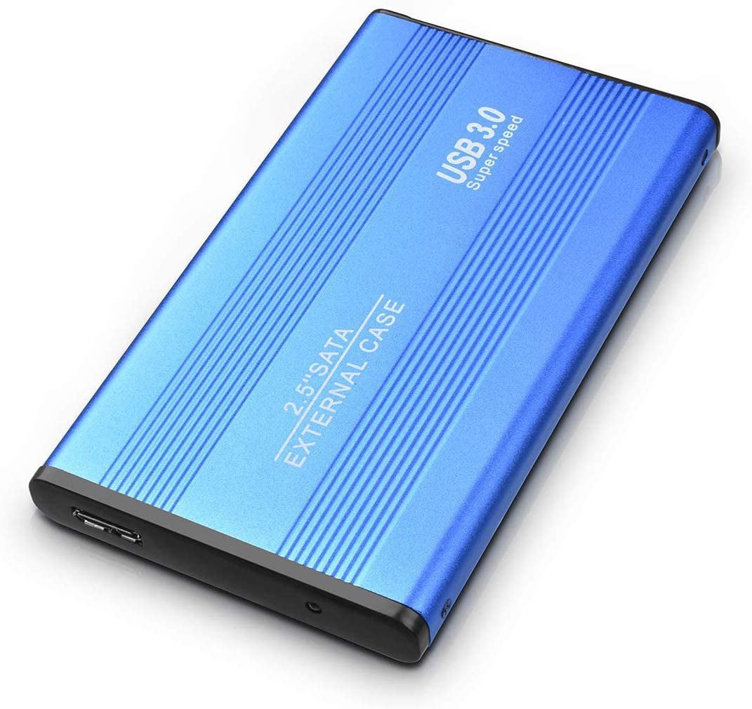 Portable Hard Drive External for PC Laptop and Mac 2TB,Blue External Hard Drive 2TB 