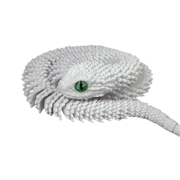 Juguete articulado creativo de serpiente articulaciones flexibles juguete de serpiente impreso en 3D