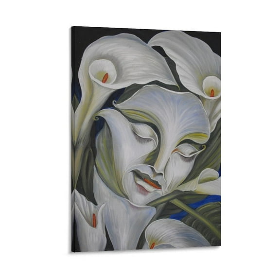 Octavio Ocampo Print Painting La Mujer Dormida Home Decor Poster Wall Art Hanging Picture Print Bedroom Decorative Painting Posters Room Aesthetic 12x18inch(30x45cm)