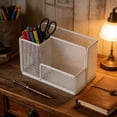 thumbnail image 5 of Msgweeeg Desk Pen Holders Cute Pen Holders Large Capacity Pen Stationery Organiser for Study and office Use Storage Basket, 5 of 7