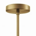thumbnail image 3 of Modway Stellar 1-Light Pendant Light in Opal Satin Brass, 3 of 7