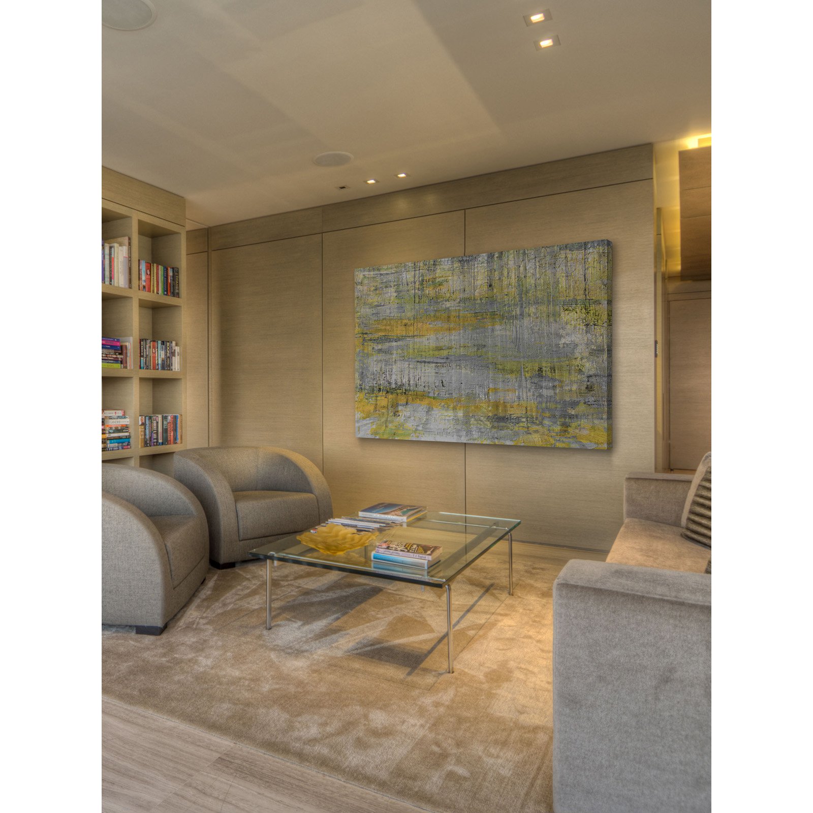 "Golden Retreat" Painting Print on Wrapped Canvas