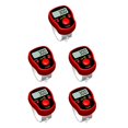 thumbnail image 2 of bedienty Finger Counter Handheld Tally Counters with Sensitive Buttons Finger Ring Golf Digit Stitch Marker Save Power Type 2 5Set, 2 of 6