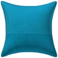 thumbnail image 3 of DK Homewares Decorative Throw Pillow Covers 16 x 16 Inch Cotton Vintage Patchwork Indian Square Embroiderded Cushion Covers (Size - 40x40 cm ; Color: Turquoise ) - Set of 2 Pcs (Cover Only), 3 of 4