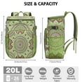 thumbnail image 3 of Abstract Spiritual Zen Mandala Insulated Cooler Backpack - 20L Durable Lunch Bag for Workers & Students, 3 of 5