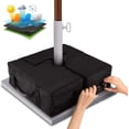 thumbnail image 1 of Square Plate Outdoor Umbrella Stand, High Compatibility For Easy Fill Sand Bag, Weather-Resistant & Durable Fabric, Lightweight Design For Beach Days And Beyond (Simple Assembly Required), 1 of 6