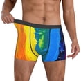 thumbnail image 2 of Kdxio Men's Boxer Briefs with Rainbow Colored Print - Comfortable and Breathable Underwear for Everyday Wear, 2 of 7
