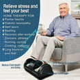 thumbnail image 7 of Terelax Deep Kneading & Rolling Shiatsu Foot and Calf Massager with Remote and Heat - Black, 7 of 7