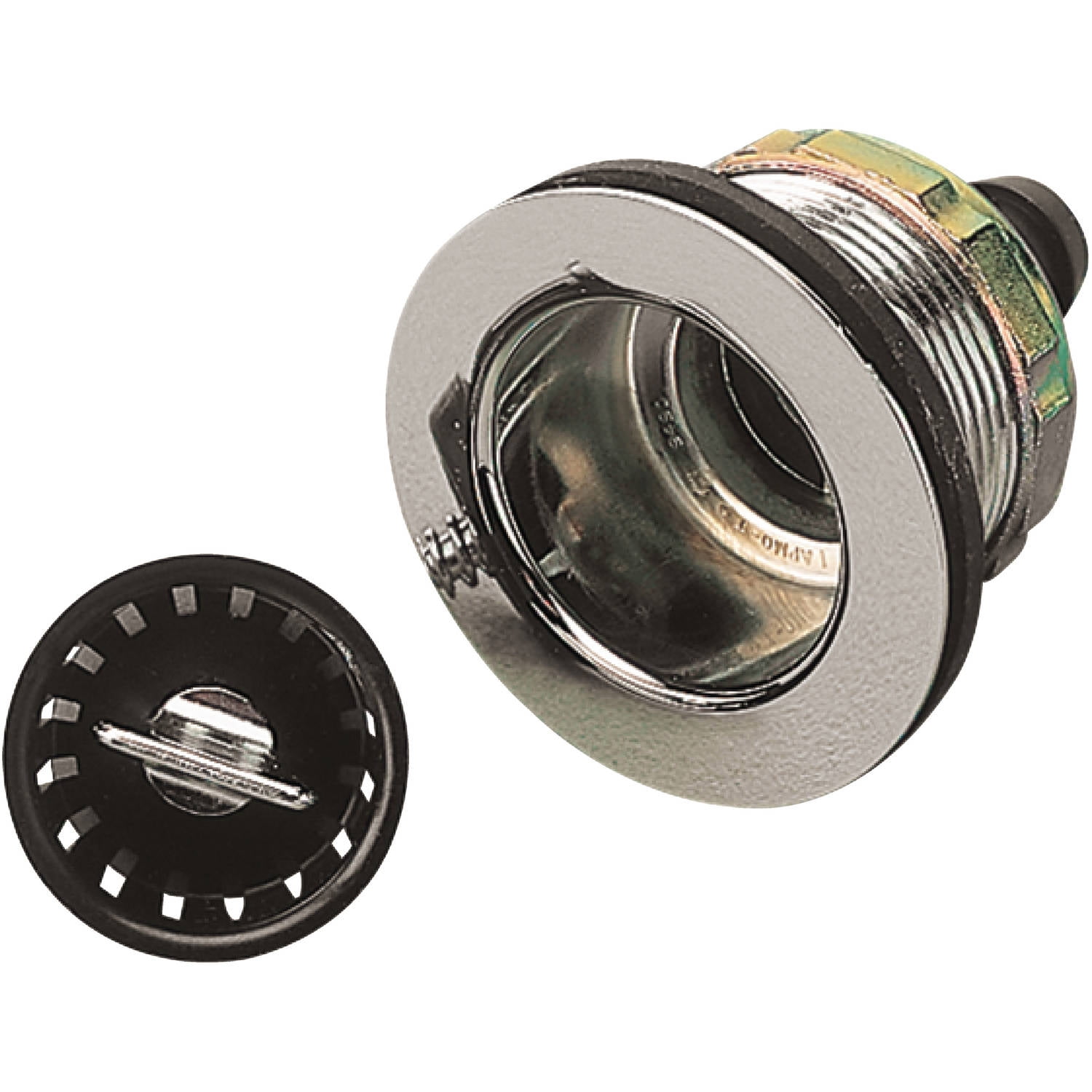 SeaDog 517526 Straight 2" Style Sink Drain with Strainer