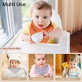 thumbnail image 5 of Muslin Baby Bibs,Soft Triangular Baby Bandana Drool Bibs for Baby Boy Girl,Solid Colors Bib for Drooling Teething, 5 of 5