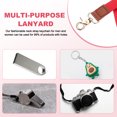 thumbnail image 6 of Uxcell Key Lanyard, Modern Neck Lanyards Strap ID Badges Holder, Long Keychain Lanyard with Metal Clasp Red, 6 of 6