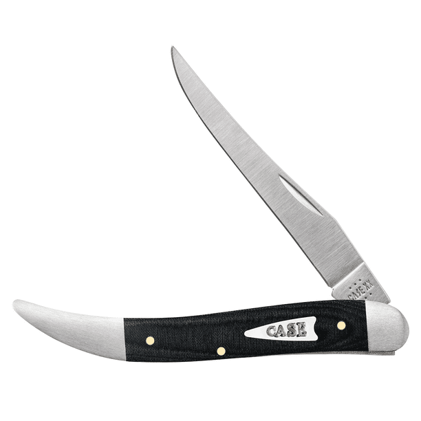 Case xx Knives Medium Toothpick Black Micarta 27819 Stainless Pocket