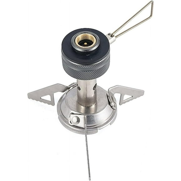 Mini Stove for Hiking Camping Kettle Camping Pans for Gas Stove Propane Burner Propane Fire Pit Portable Gas for Camping Stove Gas Canisters Regulator Gas Heater Blow Cooker Silver