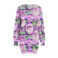 thumbnail image 5 of Jsaierl Robe à Capuche pour Femmes Noël Grande Taille Tunique Sweat à Capuche Robes Femme Tenue d'Automne Tendance, 5 of 5