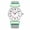 C, variant on Unisex Elastic Woven Nylon Strap Watch: Large Number Calendar Dial 24-Hour Scale Analog Quartz Wristwatch