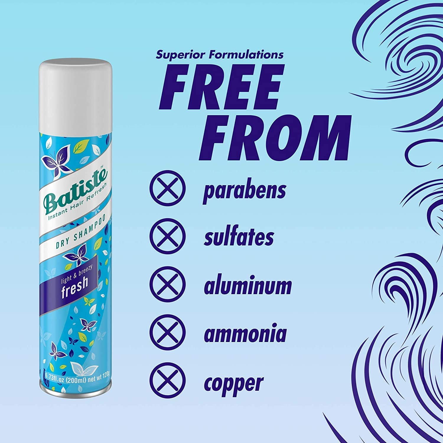 Dry Shampoo, Fresh Essences Pack of 5