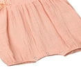 thumbnail image 2 of PENGXIANG Barboteuse Courte Sans Manches pour Filles Tout-Petits avec Bandeau en Dentelle MHXX, 2 of 6