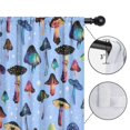 thumbnail image 4 of Blackout Kids Curtains,Colorful Mushroom Pattern Light Blue Pattern Childrens Insulated Curtains Set Of 2,Bedroom Essentials,Toddler Room Decor 42"x54", 4 of 5