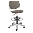 thumbnail image 5 of KFI Studios KOOL Home and Office Adjustable Drafting Stool, White Back, Sky Blue Seat, 5 of 7