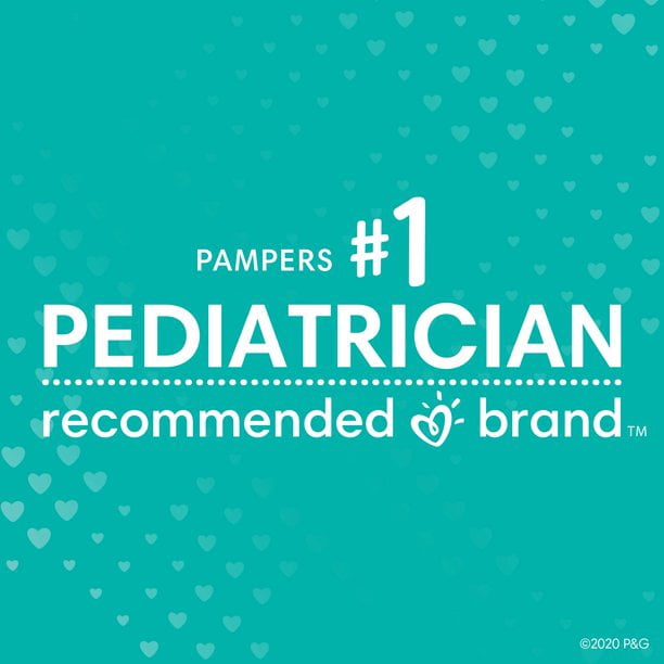 Pampers Swaddlers Newborn Diapers, Soft and Absorbent, Size 1, 168 Ct