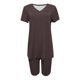 thumbnail image 4 of Puntoco Blusa de manga corta con cuello en V para mujer, pantalones cortos, conjuntos de traje casual, liquidación Puntoco Puntoco-6748, 4 of 4