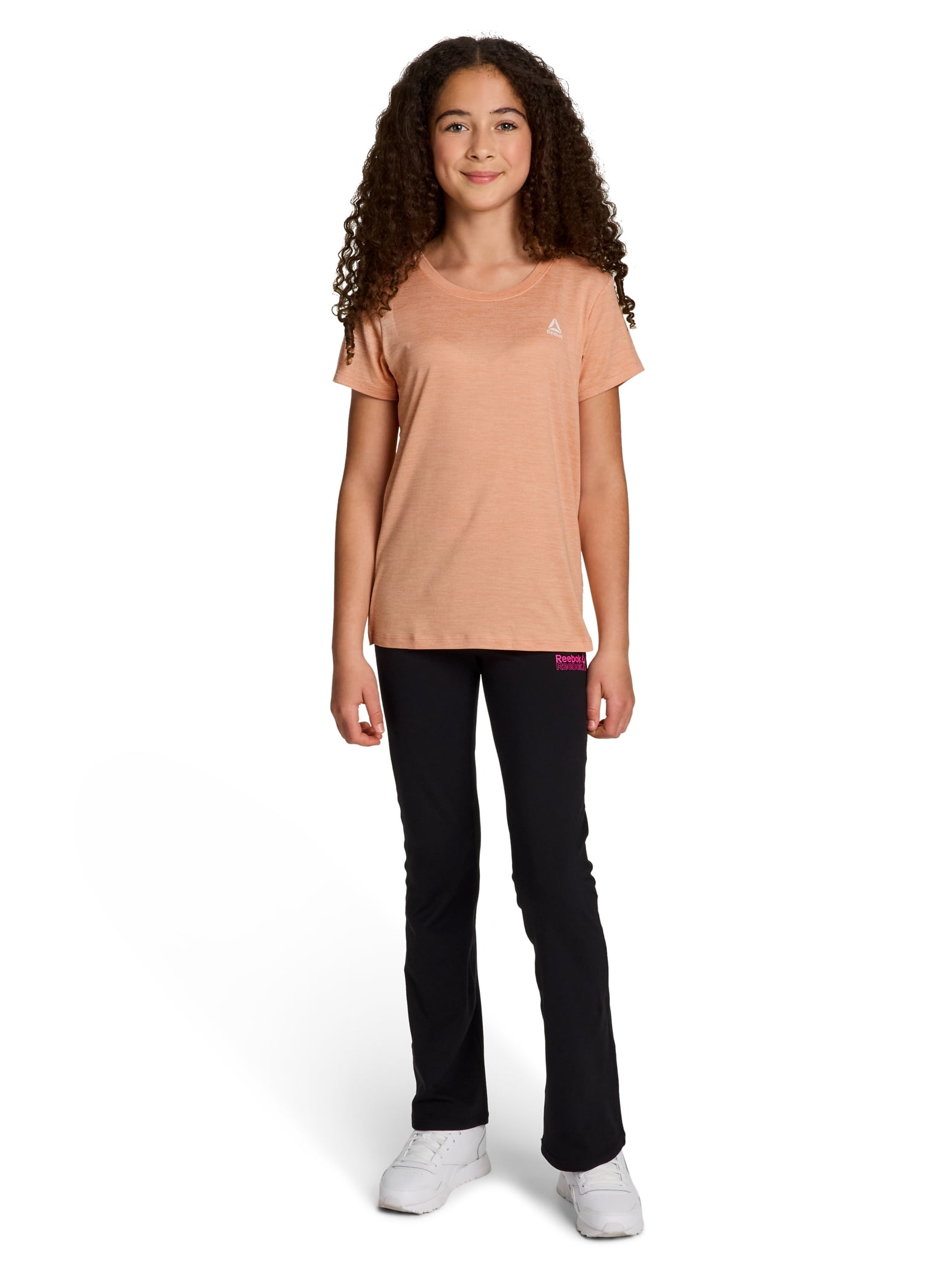 Reebok Girl's Legacy Performance Short Sleeve T-Shirt, Sizes 4-18