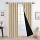 thumbnail image 5 of Cortinas opacas con barra – Cortinas que bloquean la luz y reducen el ruido para sala de estar, dormitorio y oficina en casa – Cortinas térmicas de poliéster suave con protección de la privacidad, 5 of 6