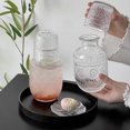 thumbnail image 2 of Water Carafe And Glass Set Vintage Night Drinking Cup Set Clear Bedside Glass Juice Pitcher for Water Tea Juice, 2 of 8