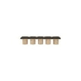 thumbnail image 7 of Meridian Furniture Pavilion Brown Boucle Fabric Bench, 7 of 7