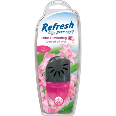 UPC 012844098112 product image for Refresh Your Car Scented Oil Wick, Pink Petals | upcitemdb.com