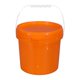 thumbnail image 1 of Cubo de pintura, cubo de pintura de 5 l, cubo de agua multiusos vacío, cubo de almacenamiento con tapa Naranja, 1 of 9