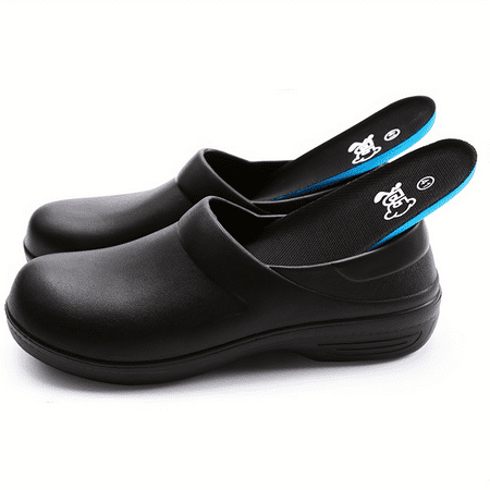 

SHENZHENXULIZX Waterproof Oil Proof Unisex Chef Shoes with Solid Colour - Non Slip Durable Upper and Rubber Sole for Comfortable Workwear