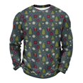 Workout Texture Yifymode Men's Long Sleeve Crewneck T Shirt, Waffle Texture Loose Fit ...