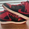 thumbnail image 2 of Size 10.5 Jo r-dan 1 mid black/redfire, 2 of 6