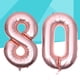 thumbnail image 2 of KAKOWELY Globos gigantes de aluminio de 40 pulgadas con el número 80 para fiestas, festivales, cumpleaños, aniversarios, suministros para fiestas, accesorios fotográficos, 2 of 4