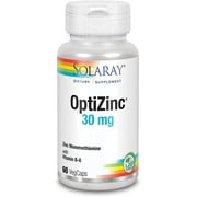 Solaray Optizinc Supplement, 30 mg, 60 Count