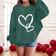 thumbnail image 5 of Sweatshirt for Women Perfect For Daily Wear or Loungewear! The Best Choice for Valentine's DayL Green Valentine's Day Sweatshirt, 5 of 6