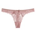 thumbnail image 1 of Lencería Sexy para mujer/bragas Sexy de encaje de Cintura baja/bragas transpirables cómodas sin costuras con moño M-Xlpangjing, 1 of 4