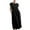 Black, variant on IROINNID Shift Dress For Women 1/4 Sleeve Round Neckline Retro Long Dress Strapless Dress