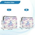 thumbnail image 4 of FORMRS 13"-13.3" Laptop Sleeve Protective Case Soft Carrying Quilted Computer Bag Cover, Pink Skates, 4 of 7