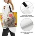 thumbnail image 3 of Fotbe Floral Sunglasses Cat Art Bolsa Tote Estética de Lona con Estampado para Mujer - Bolsa Reutilizable de Hombro Casual para Vacaciones, Compras, Trabajo y Gimnasio, 3 of 8